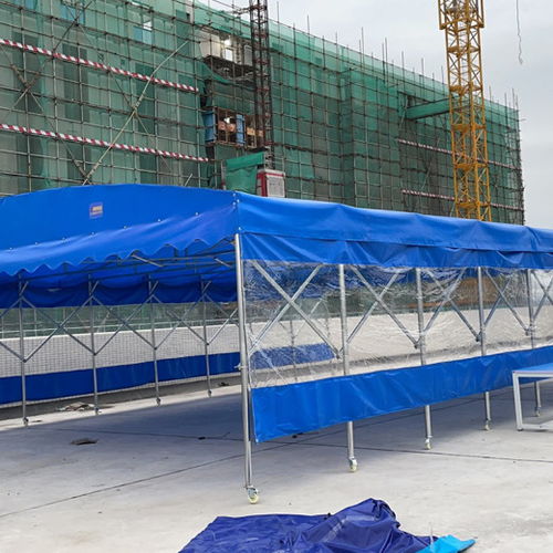 定制戶外物流伸縮雨棚與活動帳篷 鹽城移動推拉篷工廠的專業解決方案